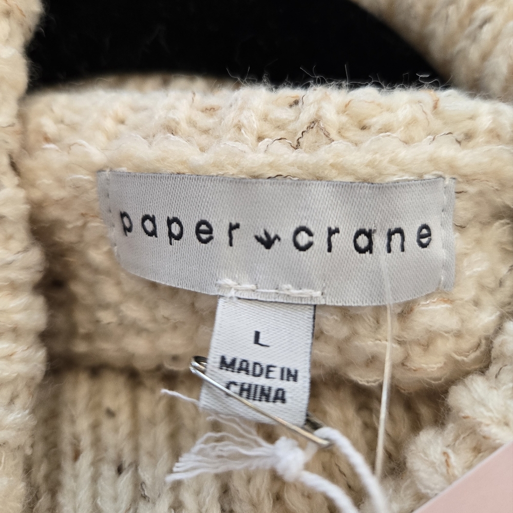 Knit Cream Sweater Dress - Picture 8 of 12